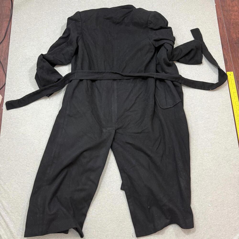 J Percy for Marvin Richards Coat Womens Cashmere Wool Black Full Sz 8 Made USA - Picture 7 of 10